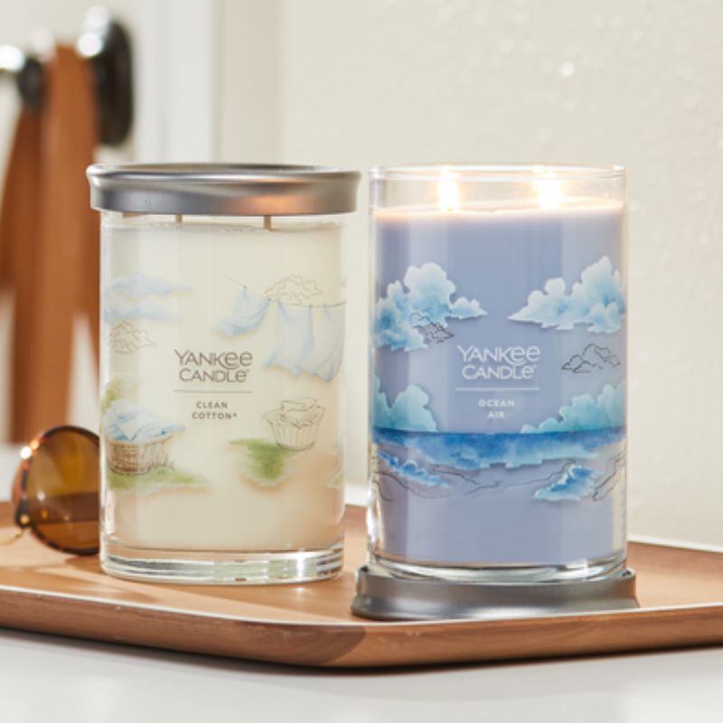Fresh and Clean Candle in Easter Basket